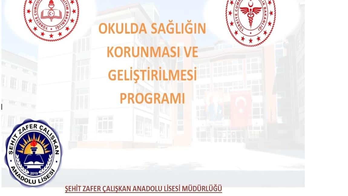 OKULDA SAĞLIĞIN KORUNMASI VE GELİŞTİRİLMESİ PROGRAMI